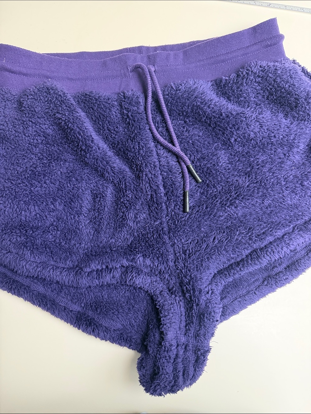 Savage X Fenty Cozy Plush Purple Women's Lounge Shorts 2X